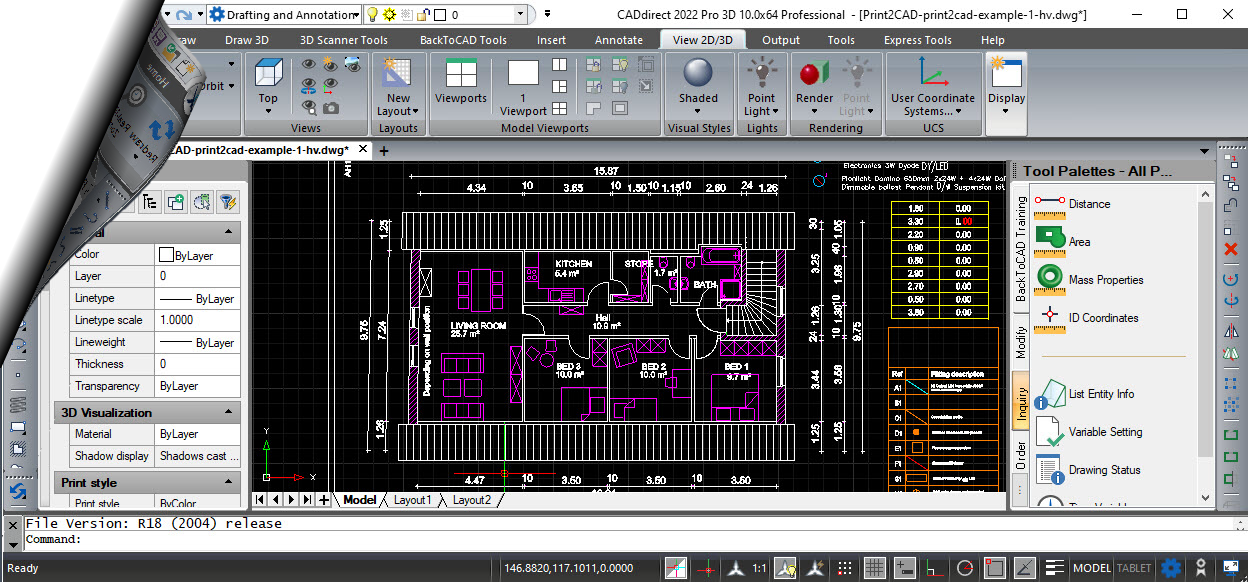 CAD System for .DWG