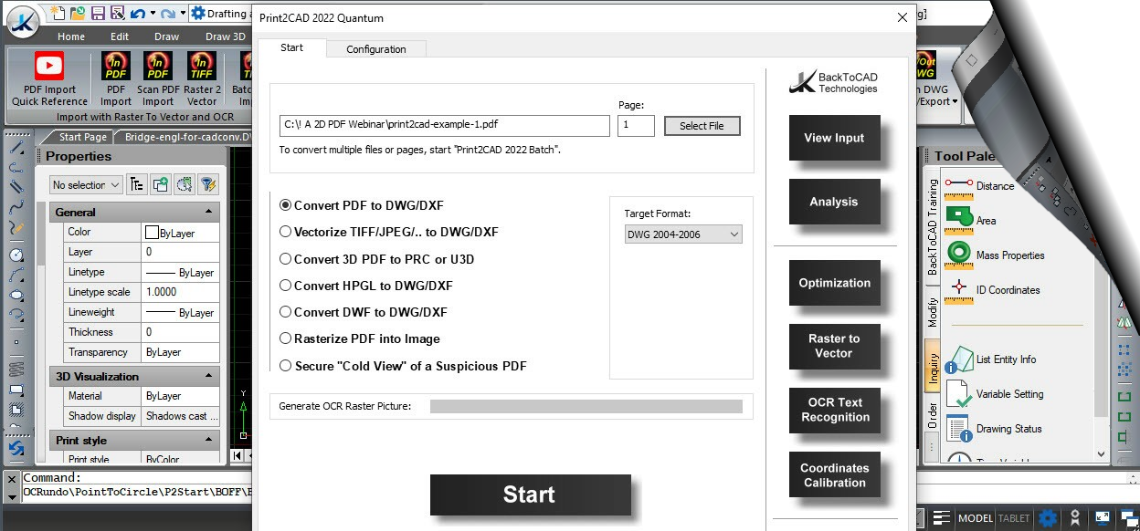 PDF to DWG/DXF